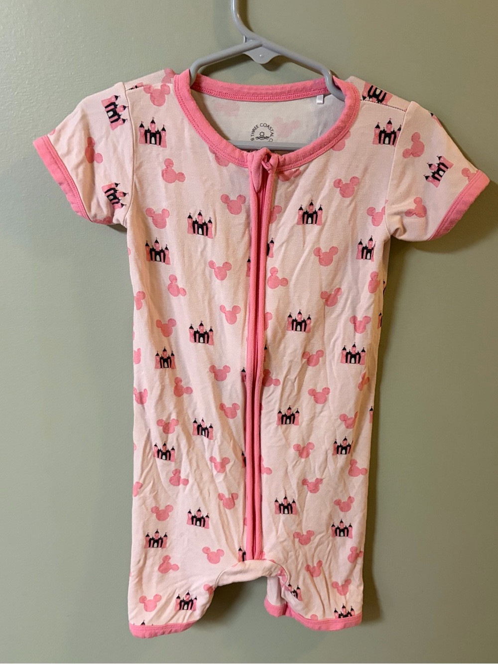 Three Coastal Babies Bamboo Disney pink shorty size 18-24 month